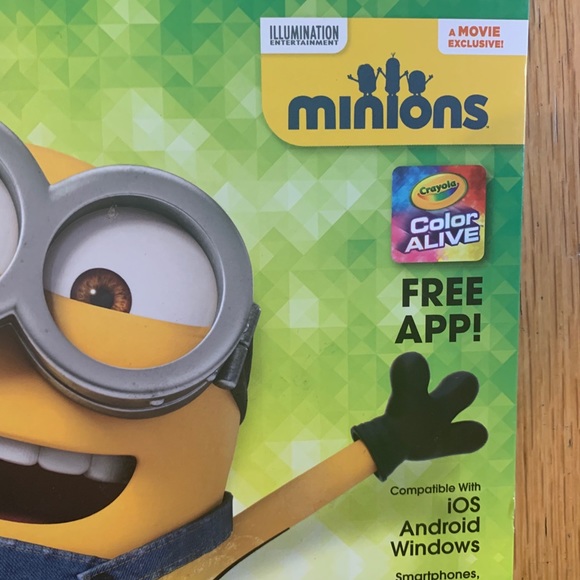 Crayola Color Alive action coloring pages minions - Picture 4 of 9